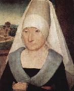 Hans Memling, Portrait of an old woman.